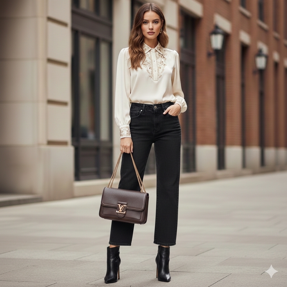 Lauren Ralph Lauren Classic Straight Jean - Picture 11 of 11